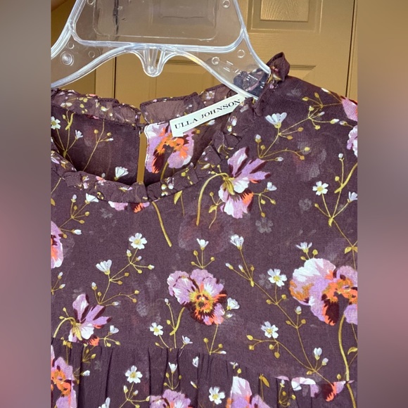 Ulla Johnson Tassel Tie Floral Print Dress - Picture 5 of 5